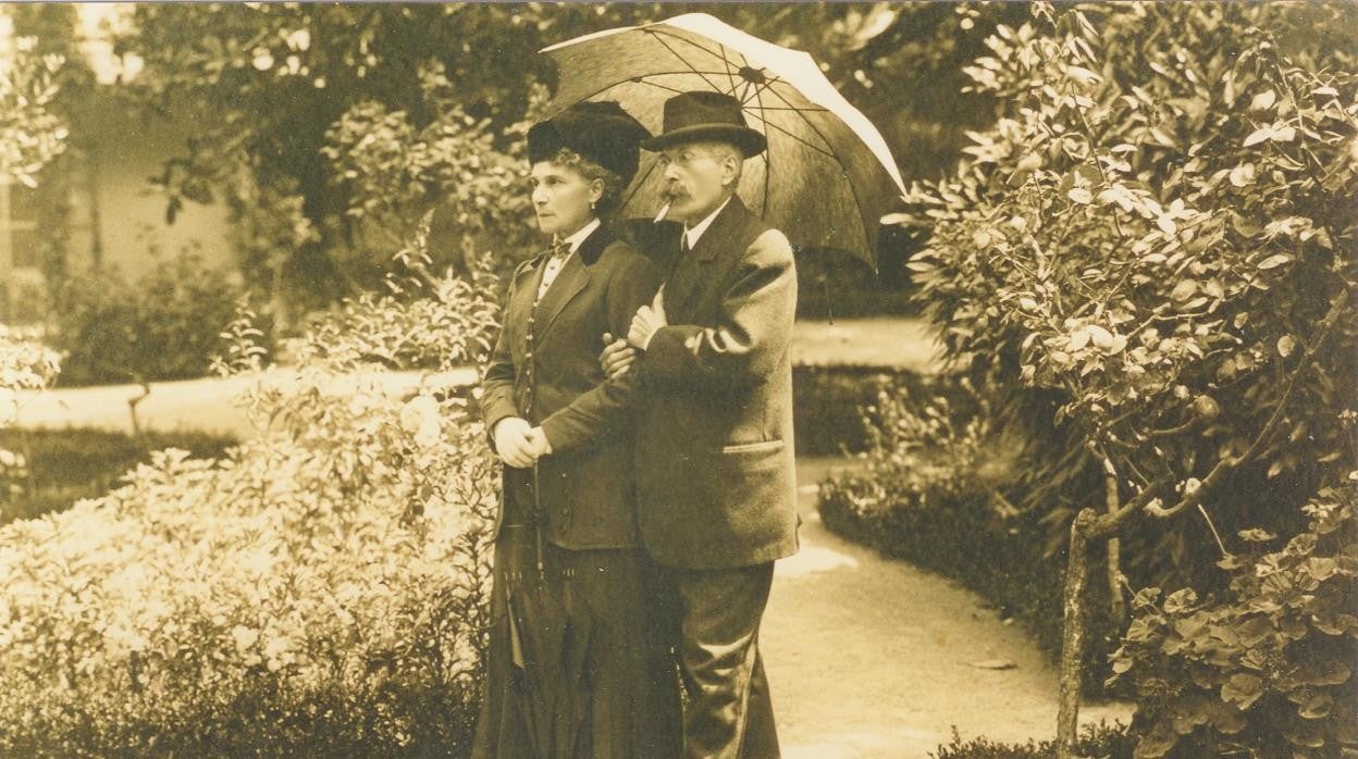 José Sellier y su esposa, en 1915