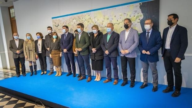 Diputación, ayuntamientos y la Universidad de Alicante firman el convenio para impulsar el Corredor Verde del río Monnegre