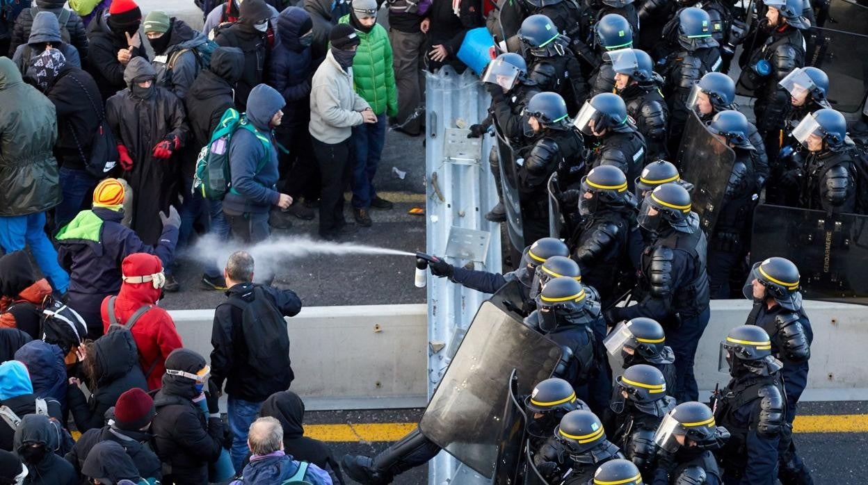 Protesta de Tsunami en la Jonquera en 2019 /