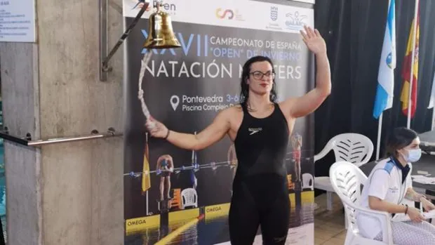 autoridad colorante Viajero Patricia González, 9 récords de España y subcampeona del mundo en natación:  «Cada vez cuesta más encontrar una perla»