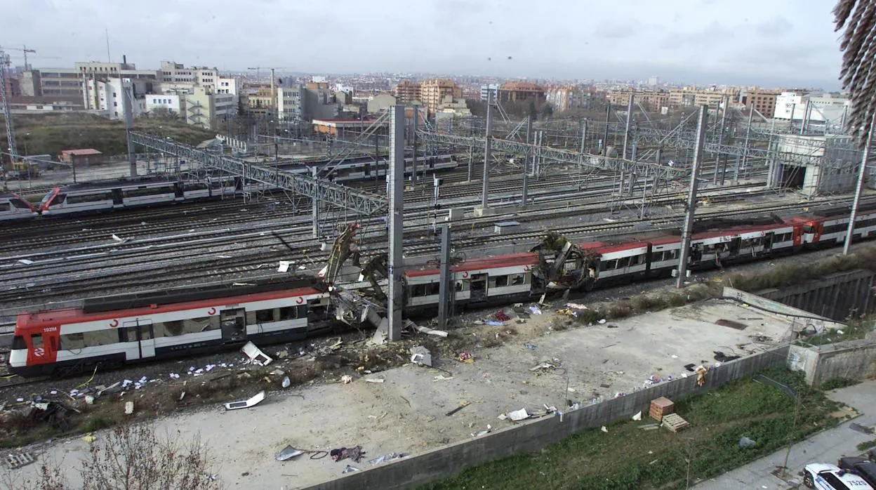 Imagen del atentado en la estación de Atocha el 11 de marzo de 2004