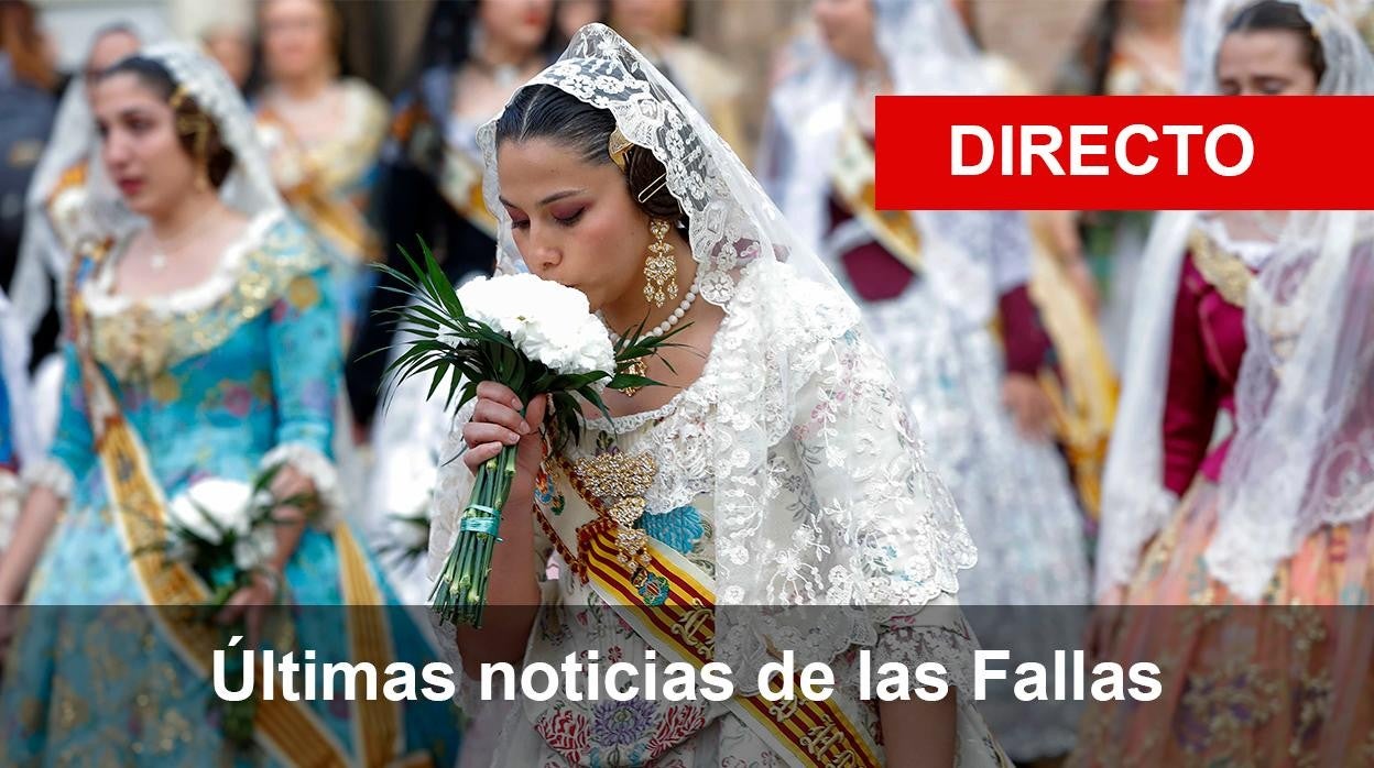 Fallas Valencia 2022: el mal tiempo hace peligrar todos los actos de las fiestas populares