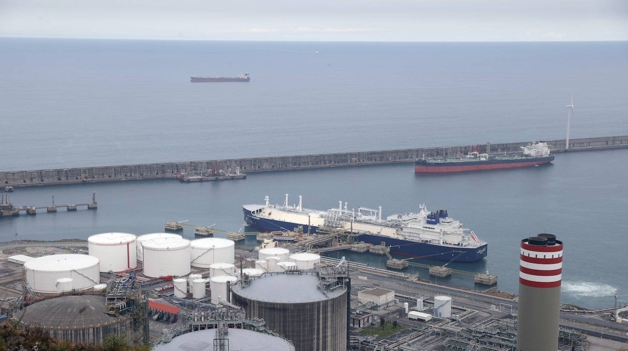 Imagen aérea del Puerto de Bilbao