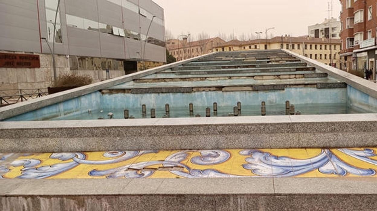 Imagen de la fuente de la avenida de Toledo, en Talavera de la Reina