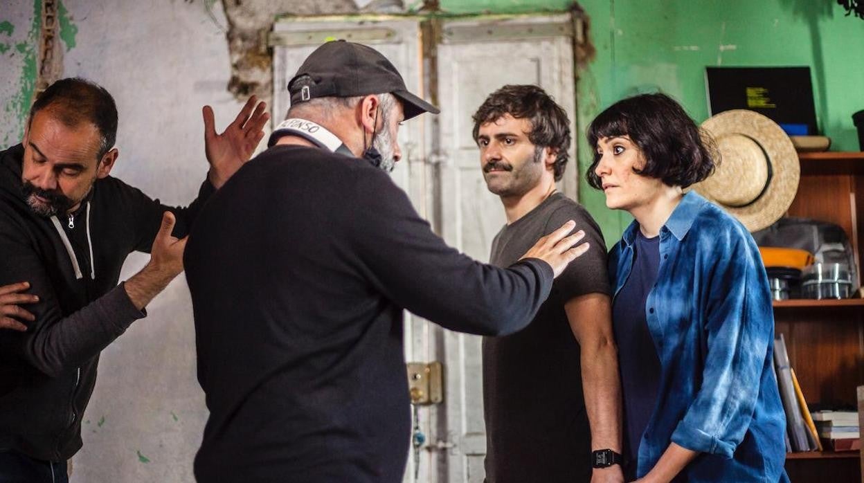 Alfonso Zarauza rodando ‘Malencolía’, incluida dentro del catálogo ‘Films from Galicia’