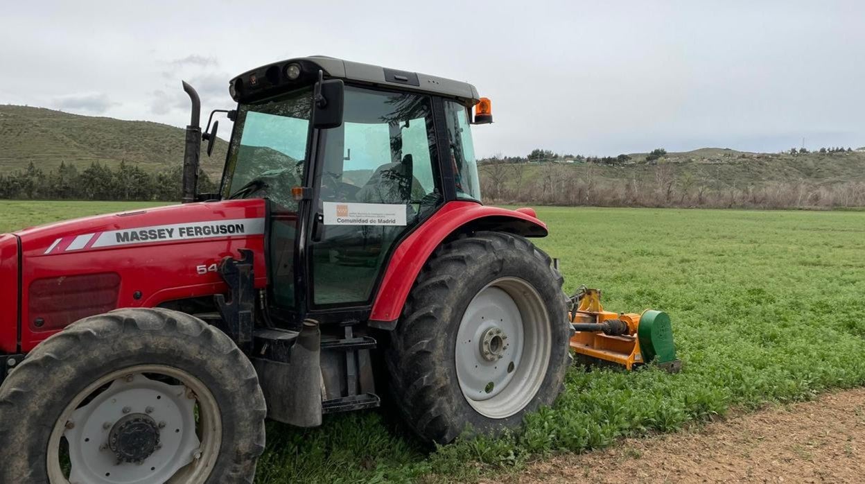 Finca de Sotopavera, en Aranjuez, una de las que se utilizará para cultivar maíz