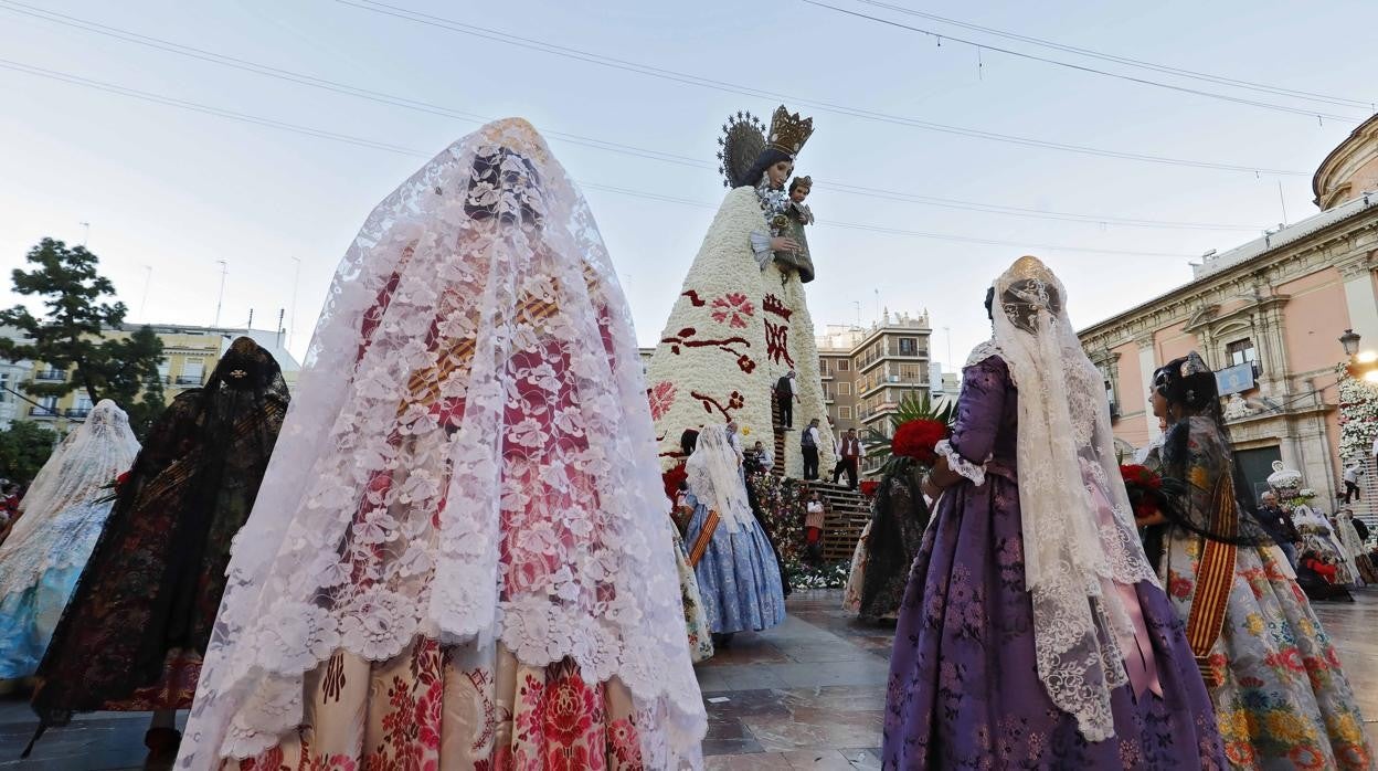 Imagen de archivo de la Ofrenda de Fallas de Valencia