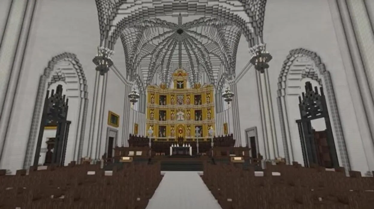 Construyen una espectacular réplica de la catedral de Ciudad Real en el  videojuego Minecraft
