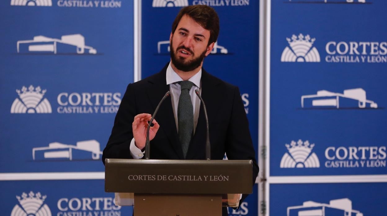 El líder de Vox en Castilla y León, Juan García-Gallardo Frings