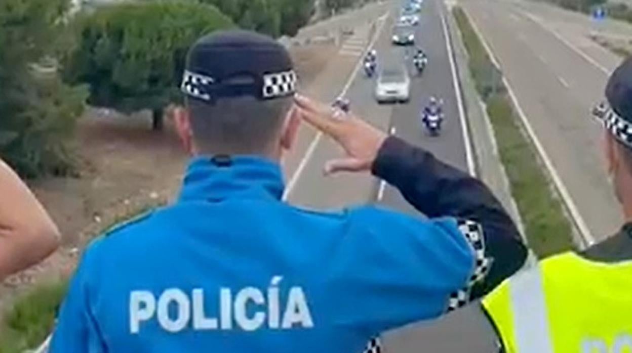 Un agente de la Policía Local de Valladolid