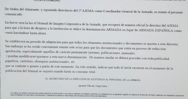 La Armada Española cambia su imagen corporativa para llamarse solamente Armada