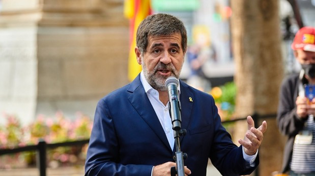 Jordi Sànchez, secretario general de Junts, en una imagen de la Diada de 2021