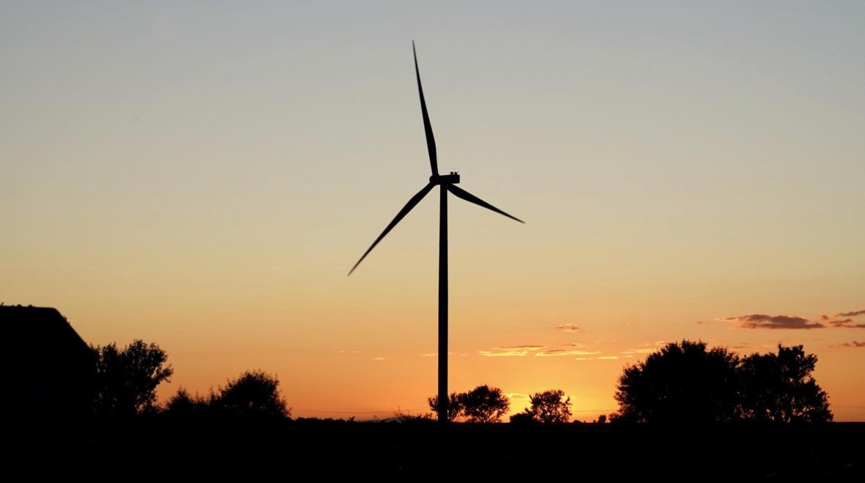 Parque eólico en Tierra de Campos