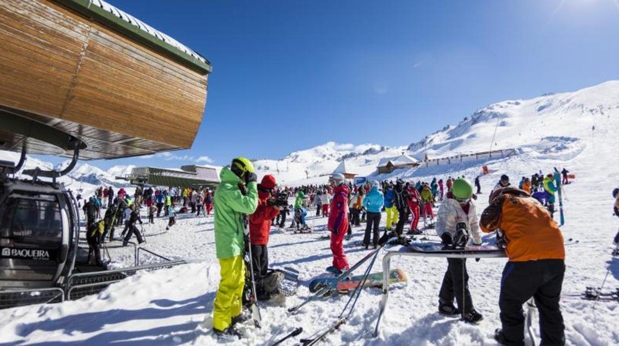 Una imagen de la estación de Baqueira