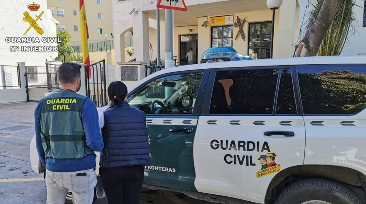 Imagen de la detenida en Calpe