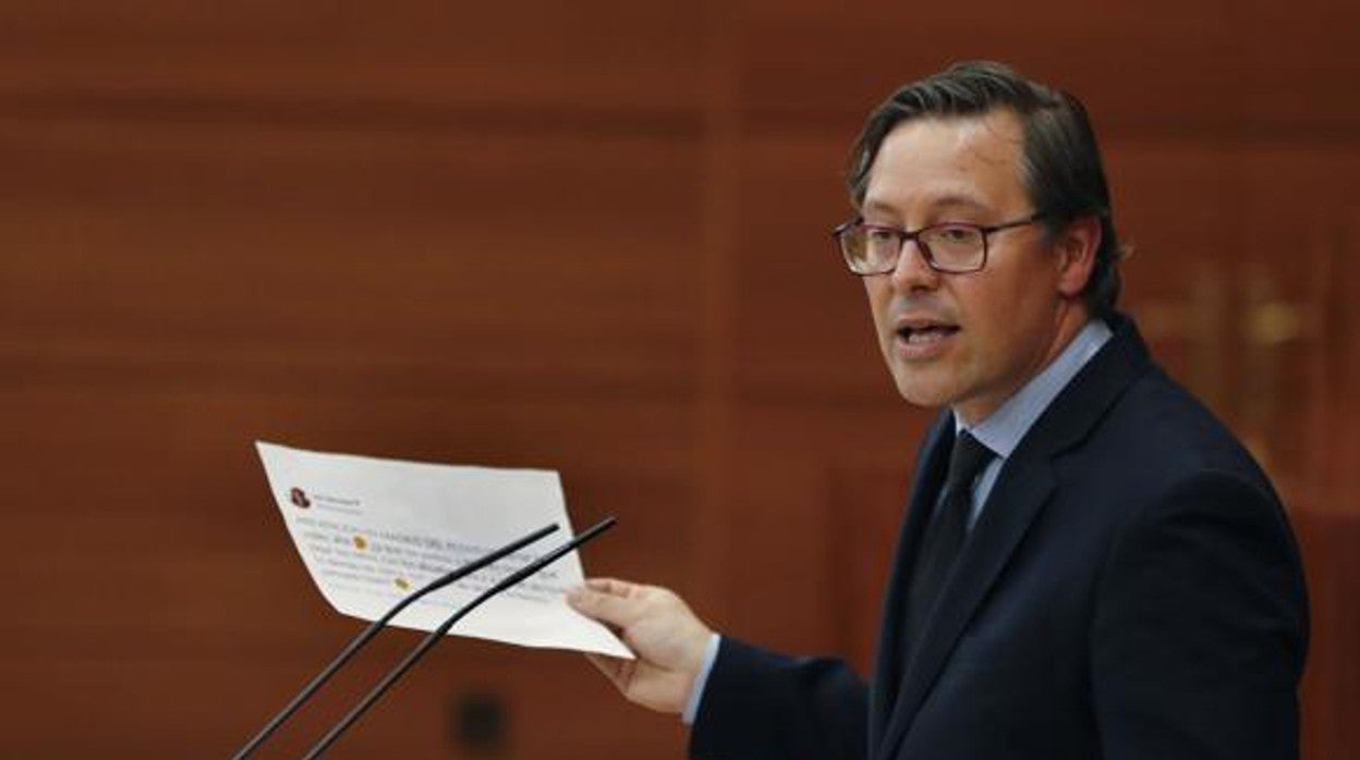 Alfonso Serrano, portavoz del PP en la Asamblea de Madrid