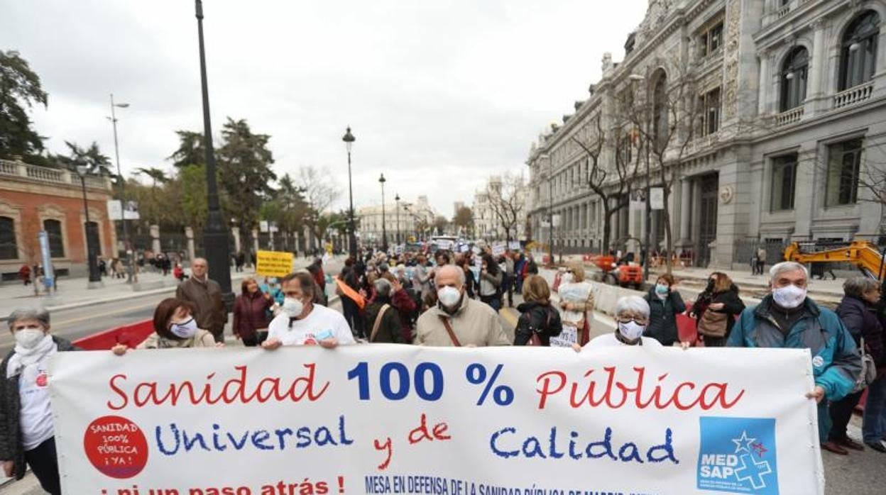 Manifestación a favor de la Sanidad Pública este fin de semana en Madrid