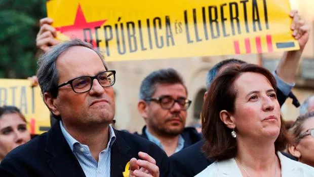 Torra, Ponsatí y Paluzie se oponen a la reforma del Govern que busca esquivar el 25 por ciento del castellano