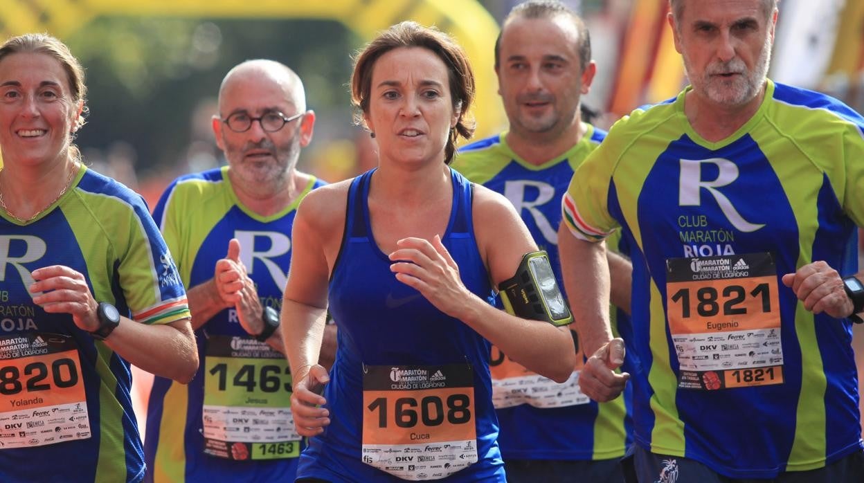 Gamarra, en la media maratón de Logroño