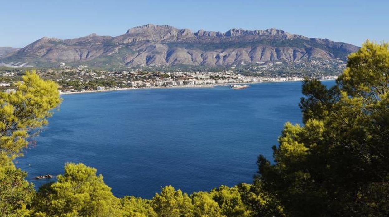 Vistas de Altea en la Sierra de Bernia