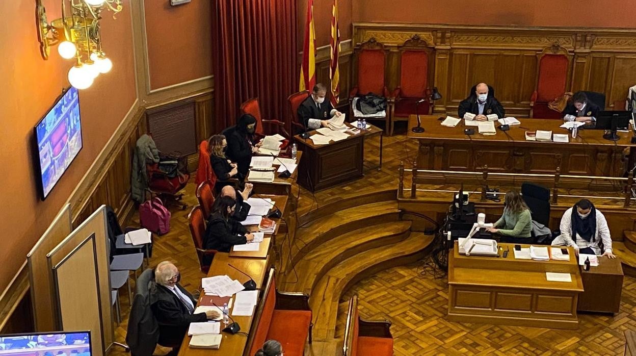 El acusado, durante el juicio en la Audiencia de Barcelona /