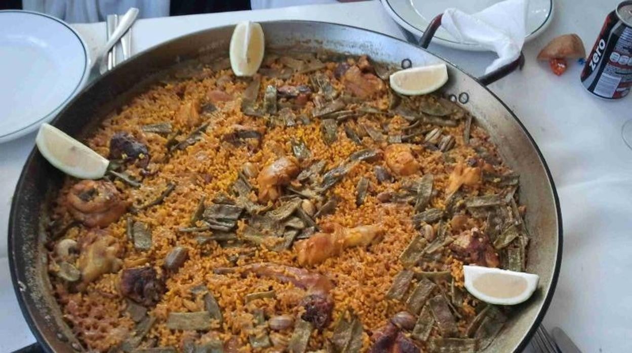 Imagen de archivo de una paella valenciana