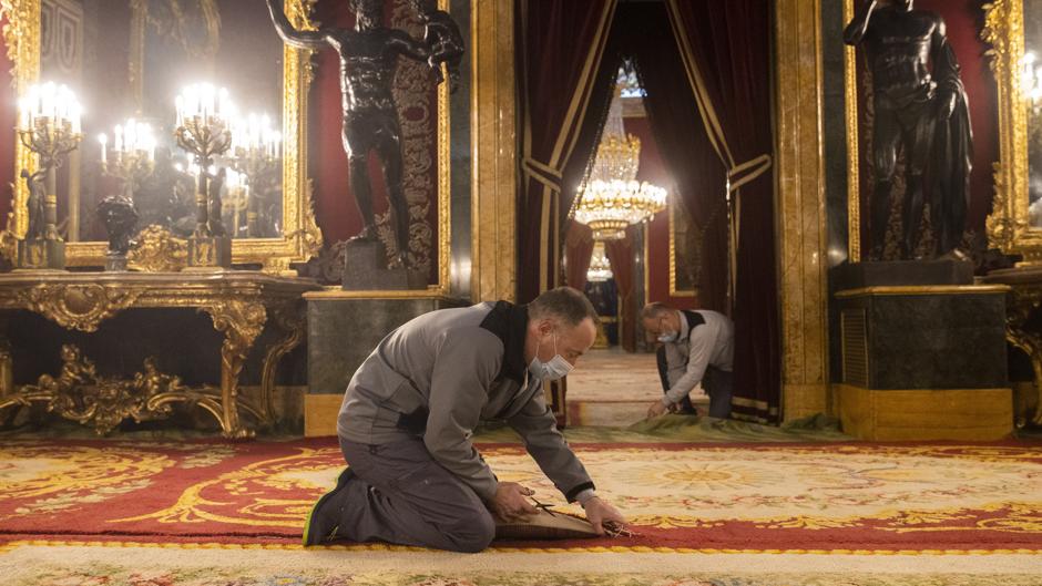La transformación del Palacio Real, una residencia oficial en constante movimiento