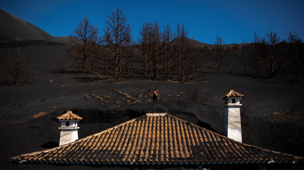 Tejado de una vivienda en la zona de Las Manchas