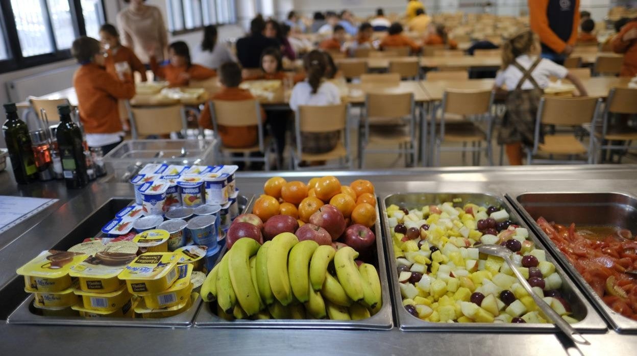 El comedor escolar del colegio Gredos San Diego en Las Suertes