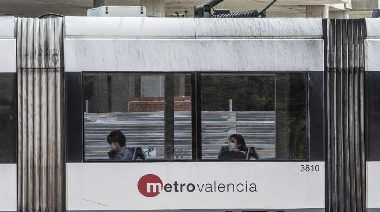 Imagen de archivo de un tranvía del Metro de Valencia