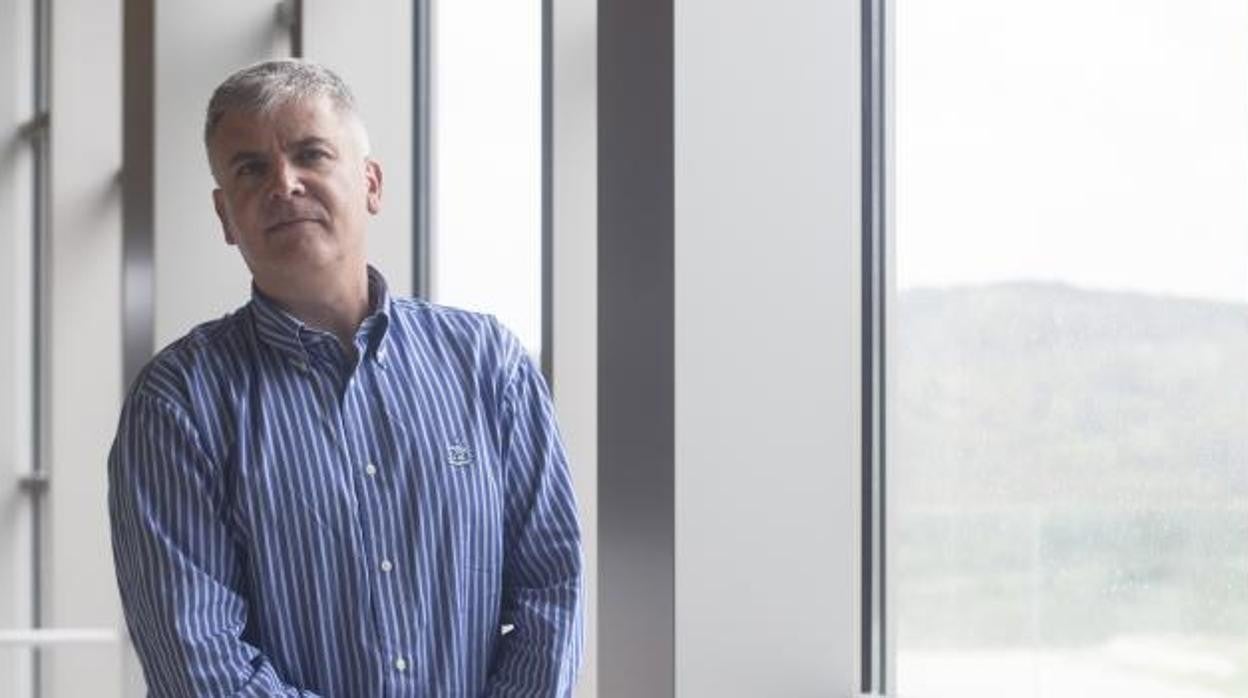 Santiago Lago, en el parador de Muxía, donde esta semana se reunió el Foro Económico de Galicia