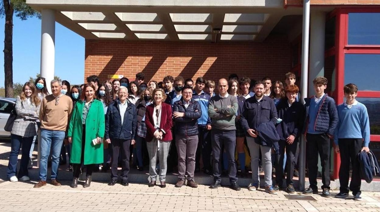 Los alumnos, en el Observatorio