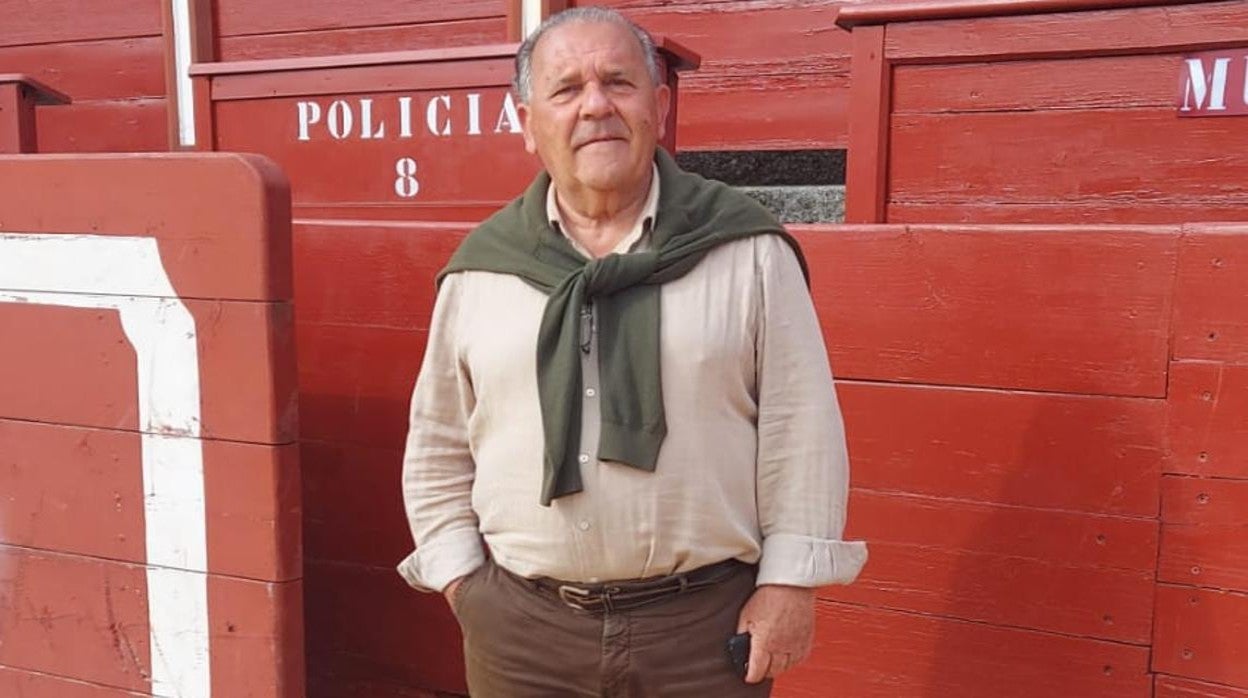 Guillermo Paniagua, en la plaza de toros de Toledo