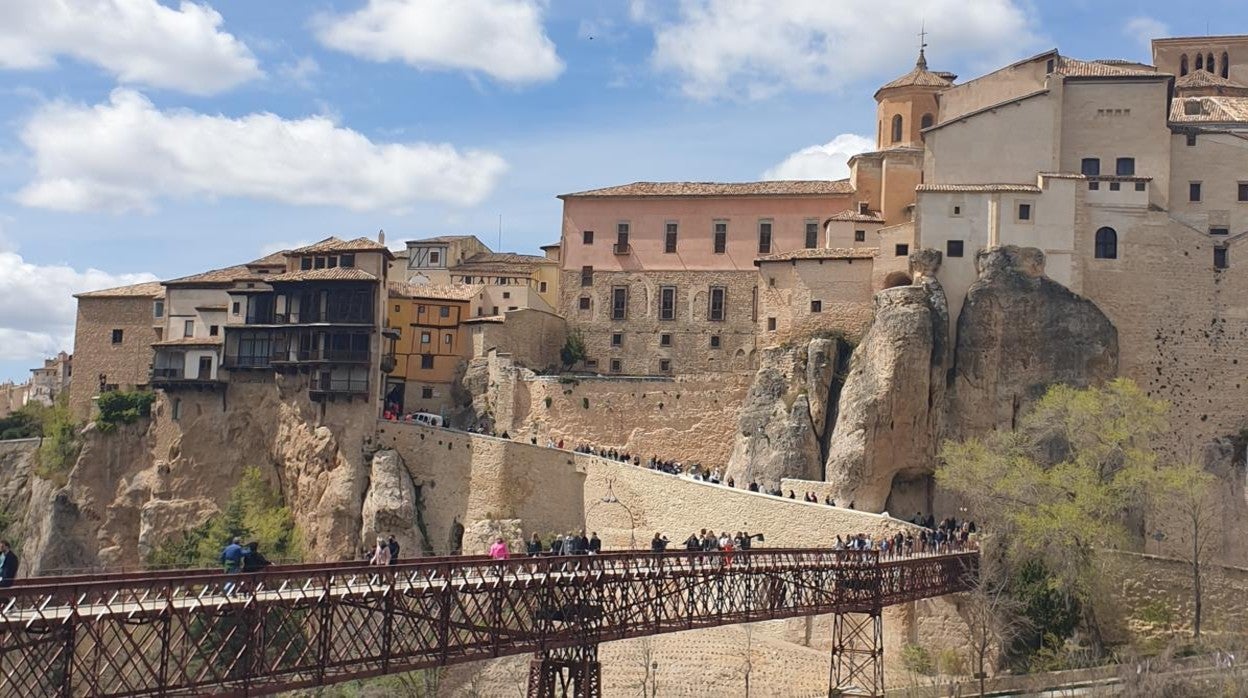 Imagen icónica de la zona antigua de la ciudad de Cuenca