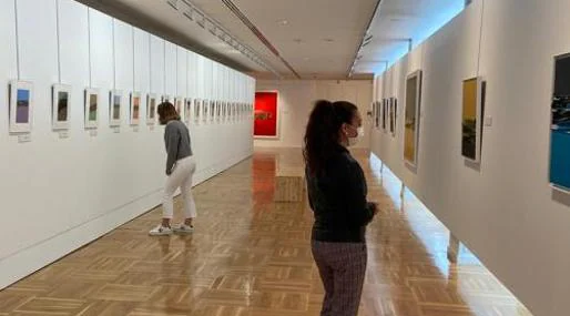 El museo exhibe en sus salas obras de artistas consagrados y de jóvenes talentos