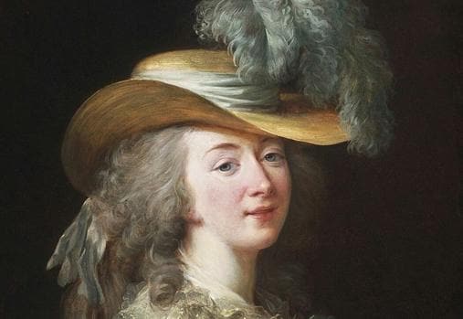 Fragmento del retrato de la condesa Madame Du Barry. Élisabeth Vigée Le Brun. Colección Rotchild