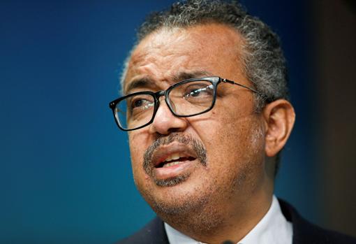 Imagen del director de la OMS, Tedros Adhanom Ghebreyesus