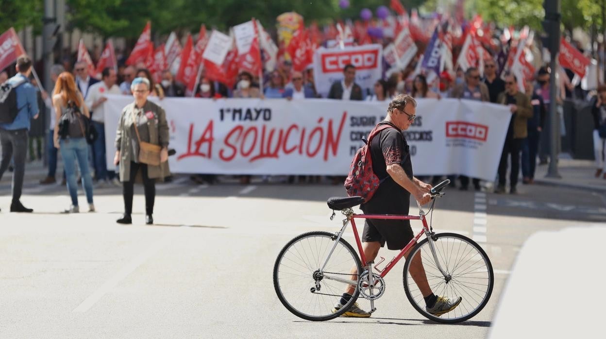 Manifestación convocada en Valladolid