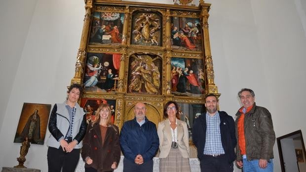 Oropesa recupera el esplendor del retablo del convento de las Oblatas