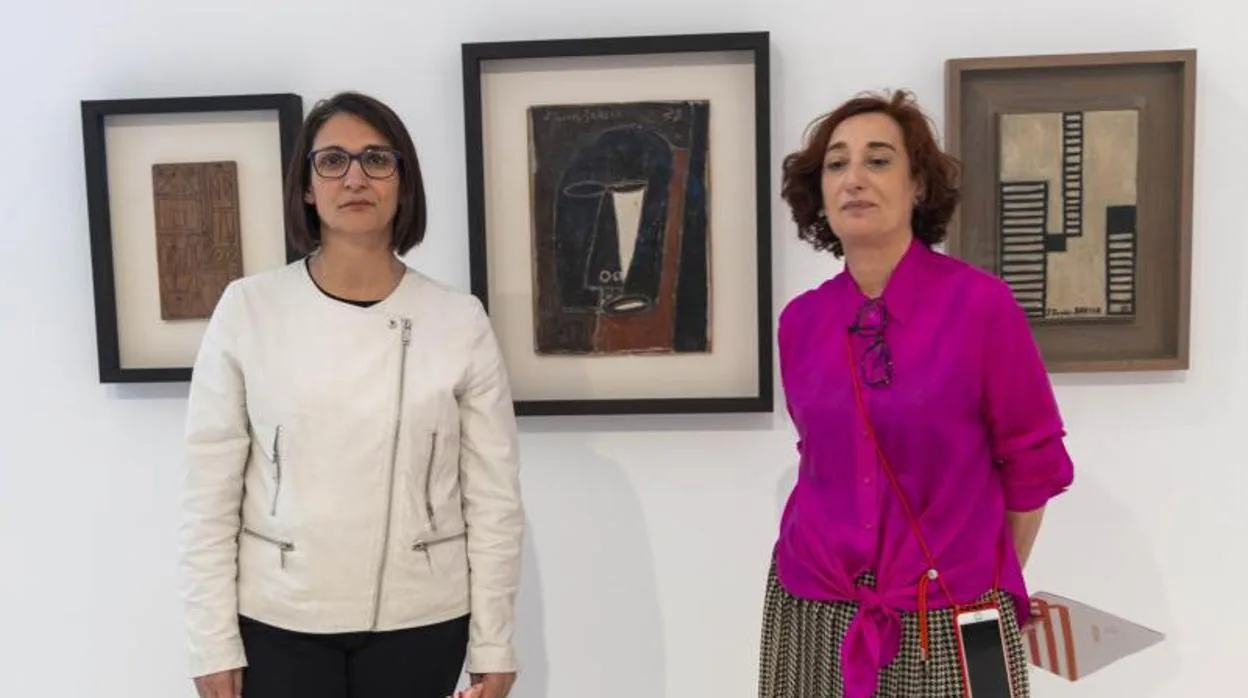 Nuria Enguita, directora IVAM, y Rosa Maria Castells, conservadora de colecciones del MACA