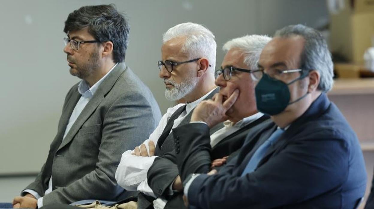 Imagen tomada durante el juicio de la macrocausa Imelsa en la que se investiga a Marcos Benavent