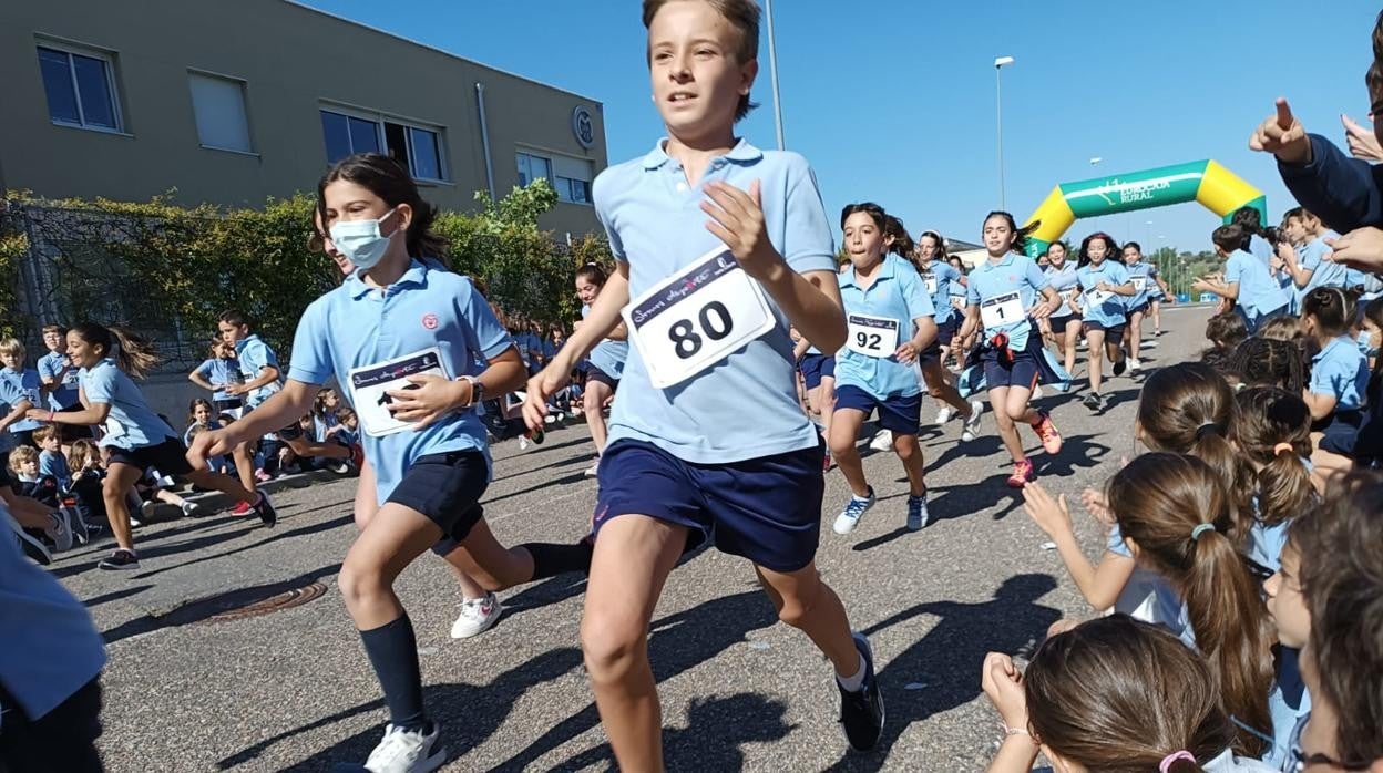 Participantes en una de la carreras