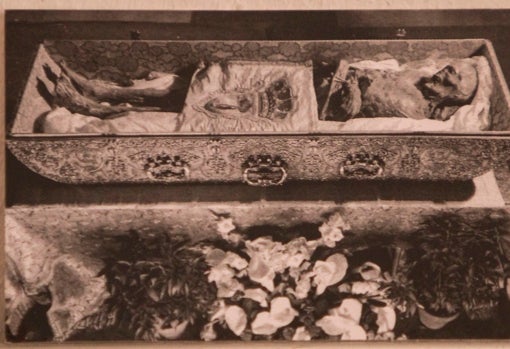 Imagen del cuerpo del santo