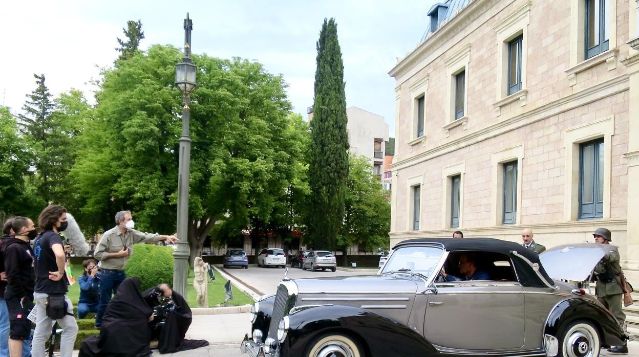 El equipo de rodaje, encabezado por Ignacio Oliva ha estado rodando en escenario de Toledo