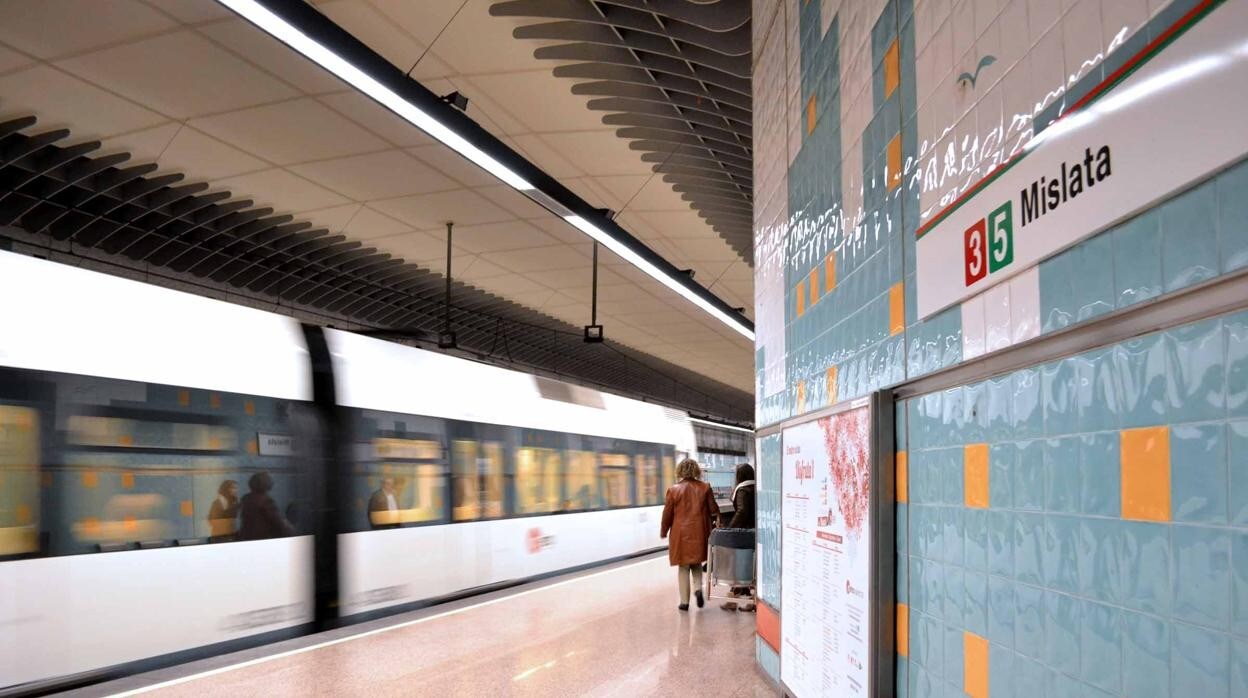 Imagen de recurso de la parada de Mislata del Metro de Valencia
