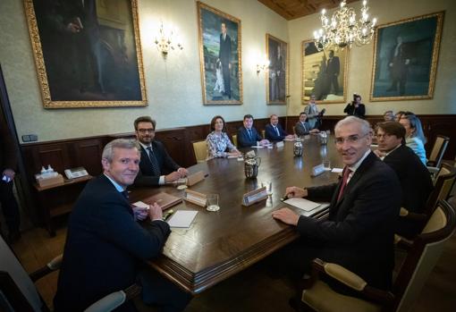 Primera reunión del nuevo Consello de la Xunta