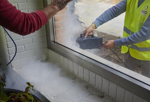 El humo blanco también indica puntos de fuga térmica