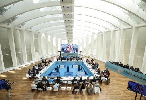 Imagen de la Cumbre Internacional sobre la Profesión Docente celebrada en el Palau de les Arts de Valencia