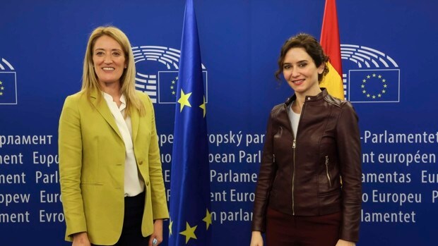 La presidenta del Parlamento Europeo arropará a Ayuso en su elección como presidenta del PP de Madrid