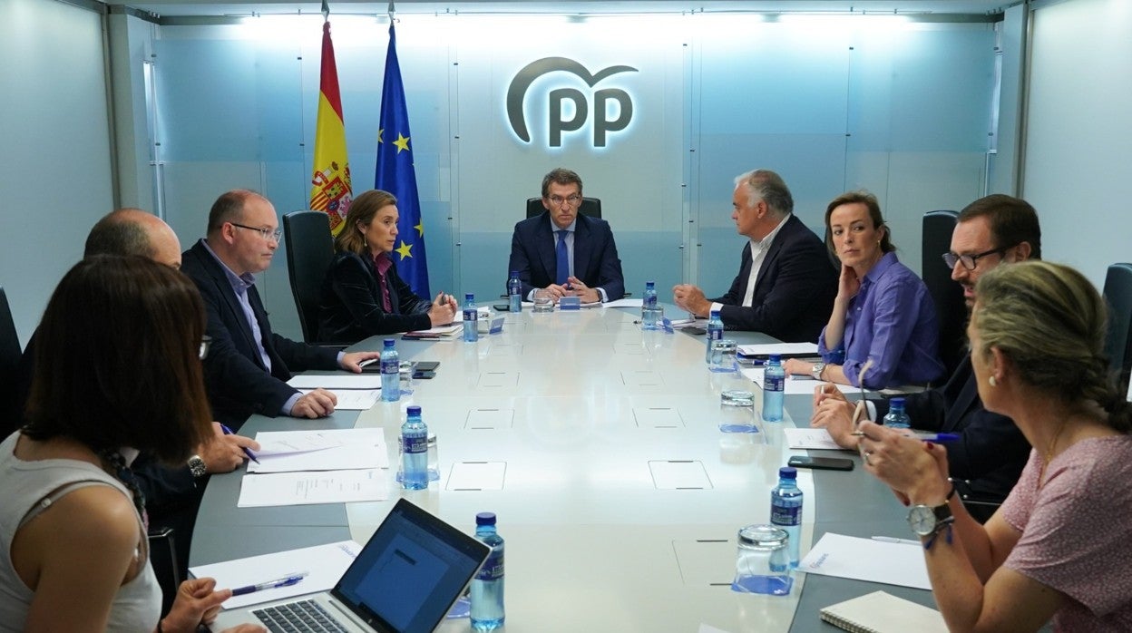 Alberto Núñez Feijóo ha presidido este jueves el Comité de Dirección del PP